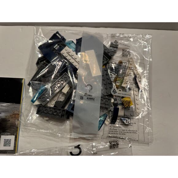 New Sealed Bag Damaged Box LEGO City Space Lunar Roving Vehicle Set 60348 Moon - Picture 6 of 11